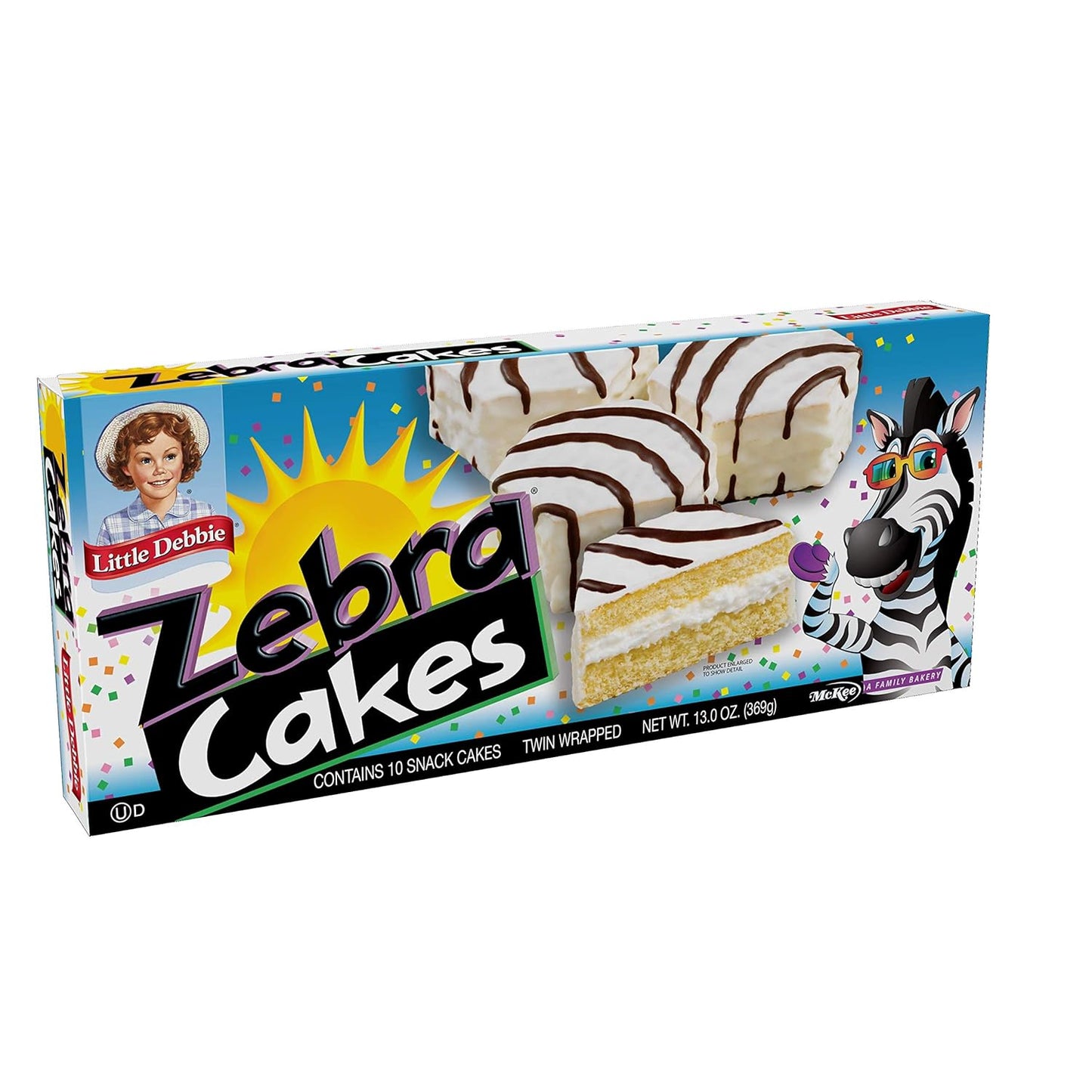 Little Debbie Zebra Cakes, 10 Twin-Wrapped Cakes, 13.0 OZ Box - Concordia Style Boutique