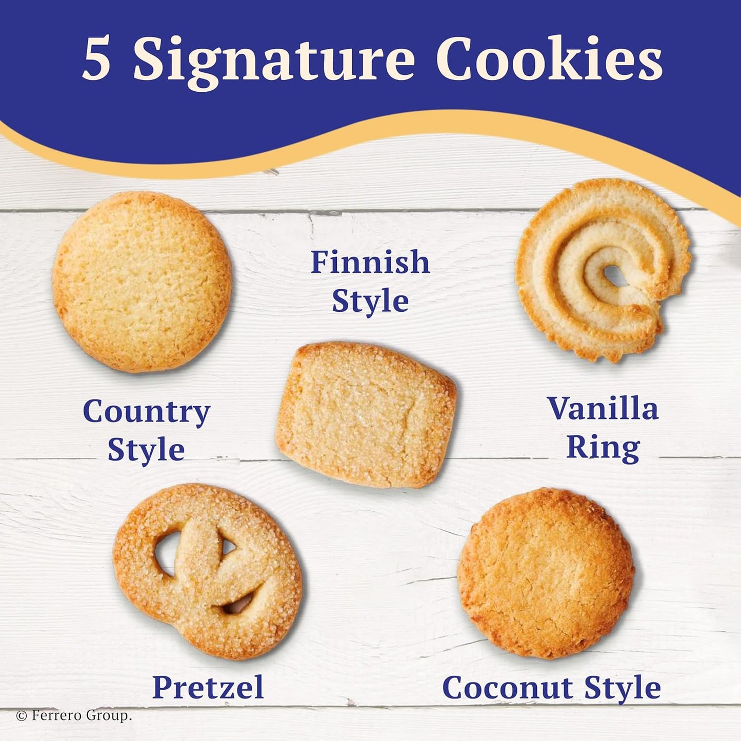 Royal Dansk Danish Cookies, No Preservatives or Coloring Added, 12 Oz. (Pack of 1) - Concordia Style Boutique