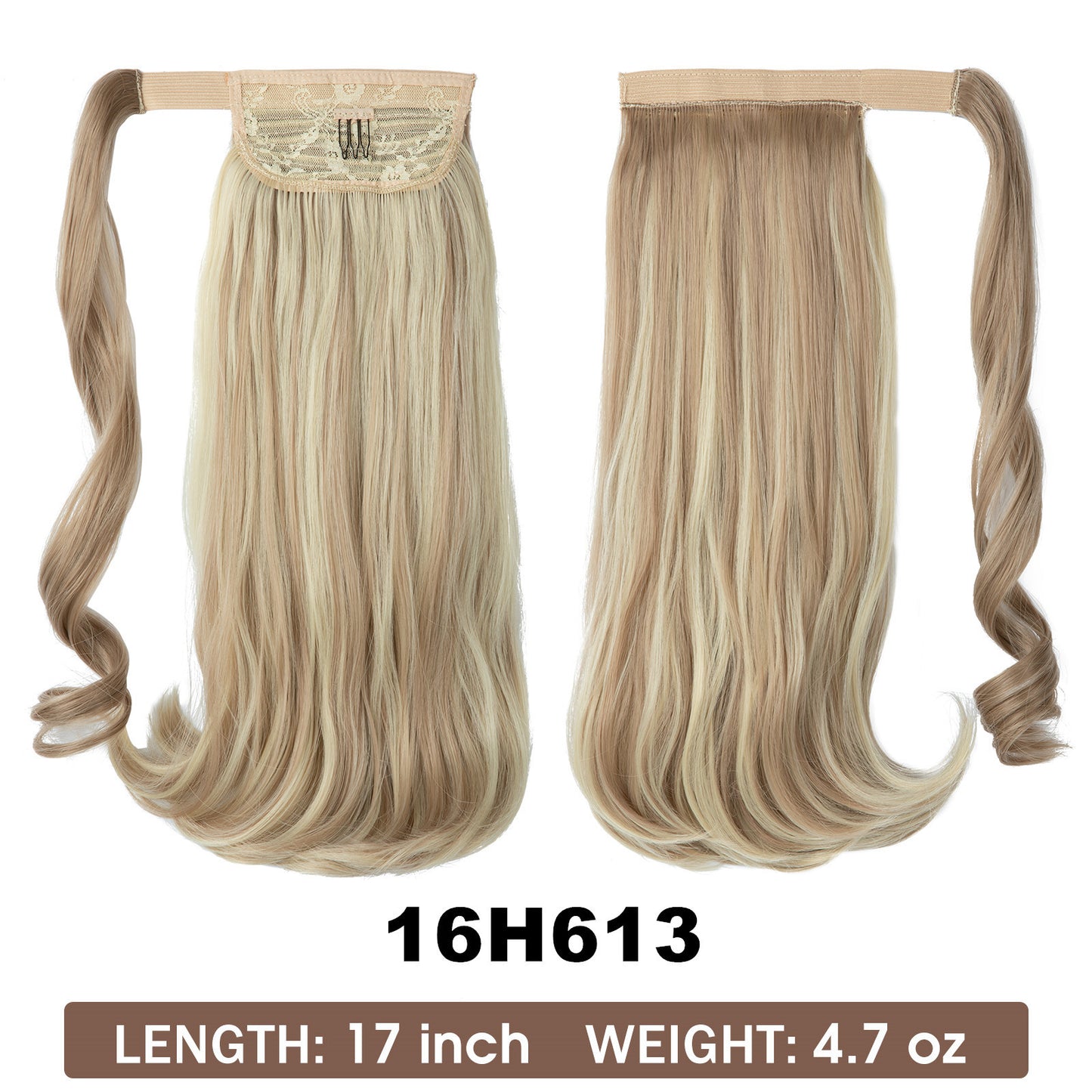 Wig Ponytail Long Straight Hair Elastic Velcro - Concordia Style Boutique