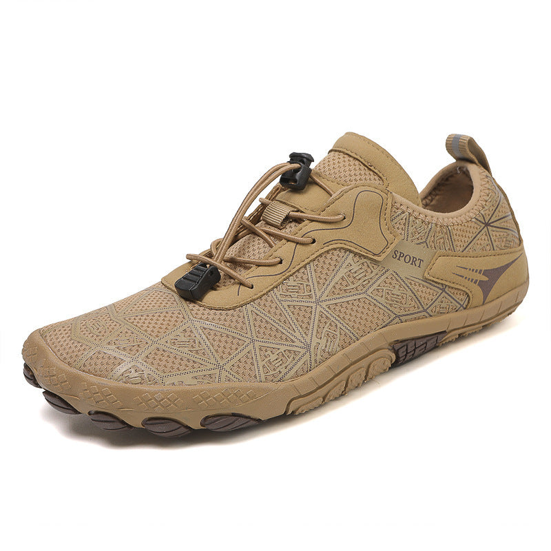 Elastic Lock Laces Mesh Contrast Breathable Athletic - Premium shoes from Concordia Style Boutique - Just $38.06! Shop now at Concordia Style Boutique