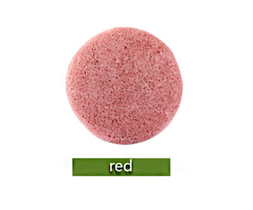 Natural Round Shap Konjac Sponge Face Cleaning Sponge - Premium Castor Oil from erDouckan - Just $6.80! Shop now at Concordia Style Boutique