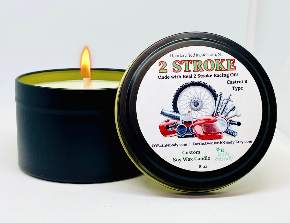 2 Stroke Engine Candle - Choose Size & Type in drop down menu - Concordia Style Boutique