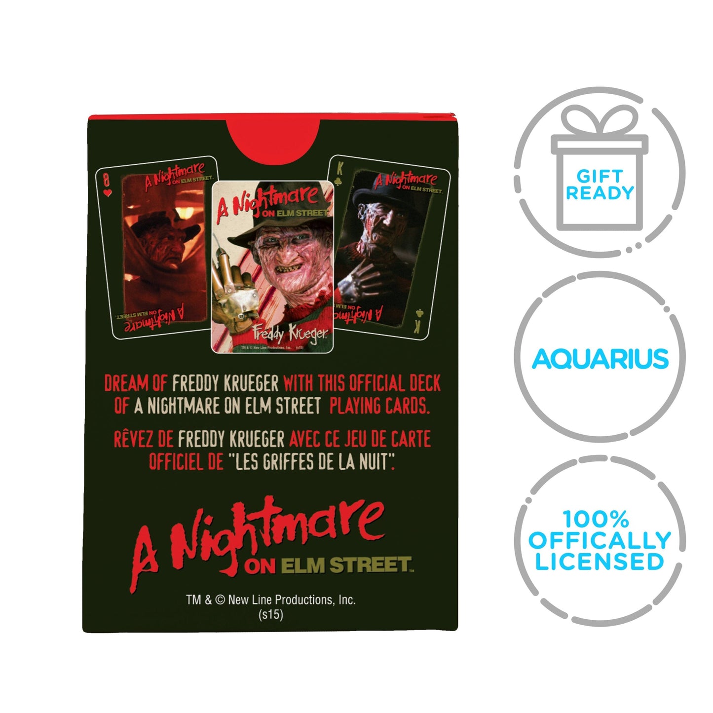 Aquarius Playing Cards: A Nightmare on Elm Street - Concordia Style Boutique