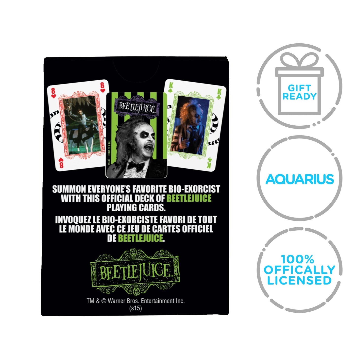Aquarius Playing Cards: Beetlejuice - Concordia Style Boutique