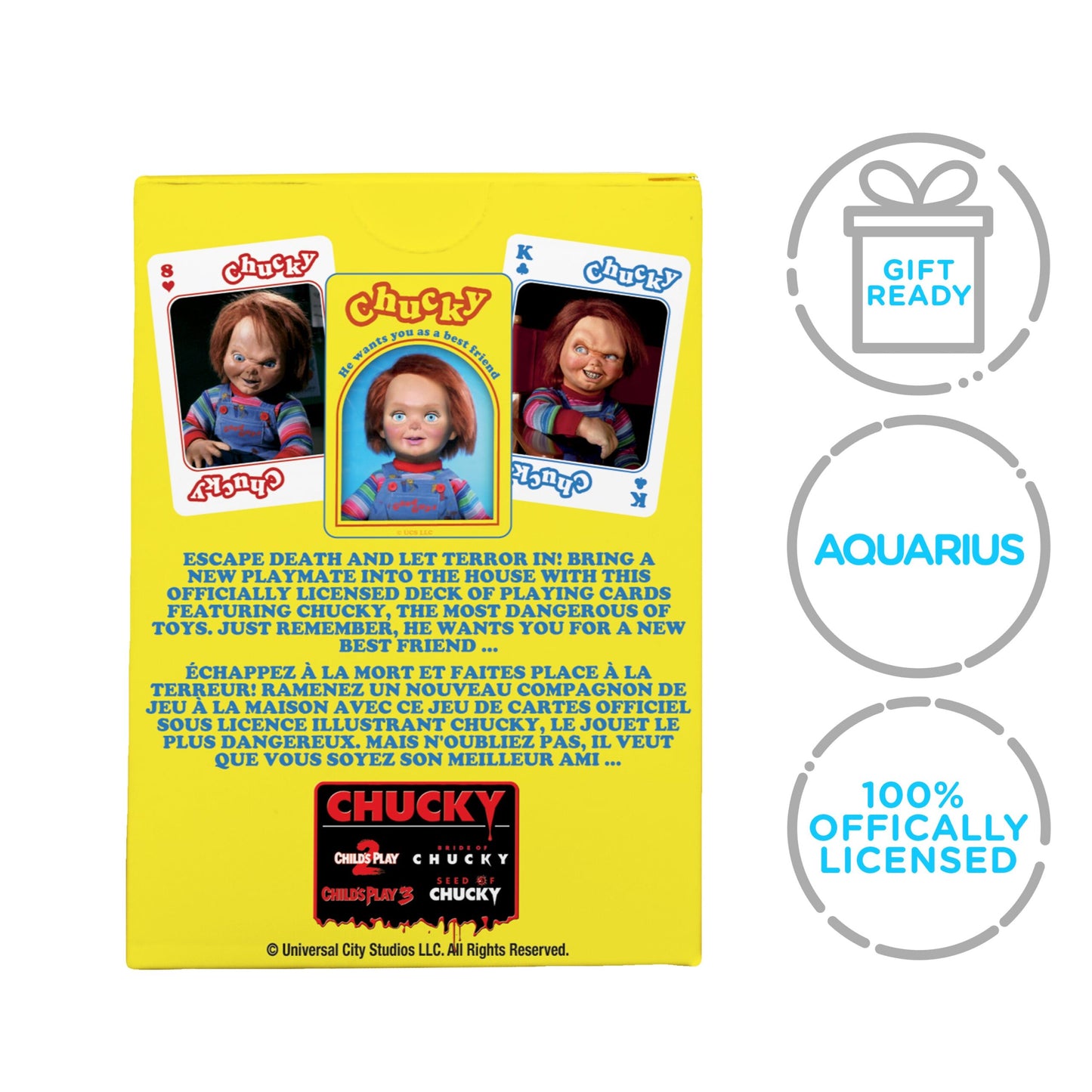 Aquarius Playing Cards: Chucky - Concordia Style Boutique