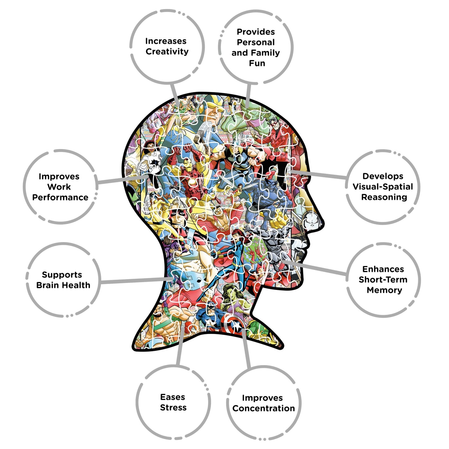 Aquarius Puzzles: Marvel The Avengers - Concordia Style Boutique