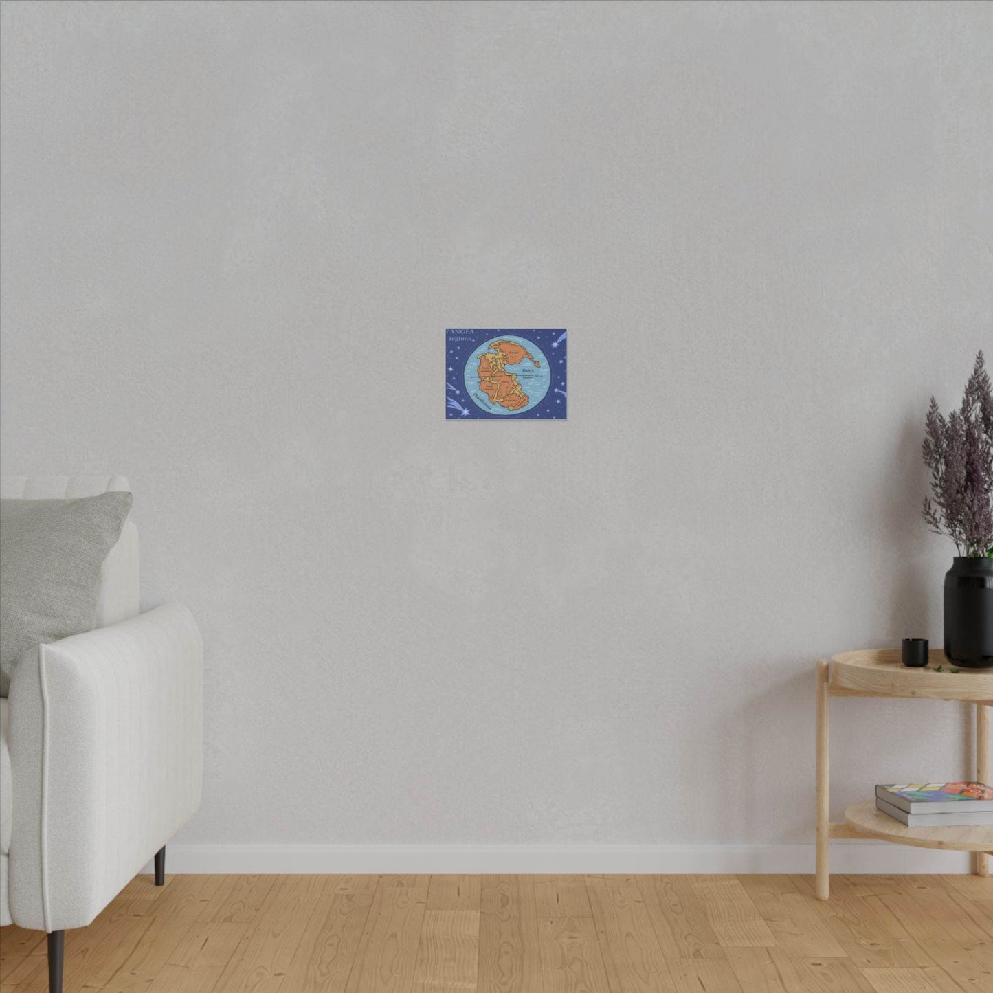 Pangea Regions Canvas Print - Educational Wall Art for Geography Lovers - Concordia Style Boutique