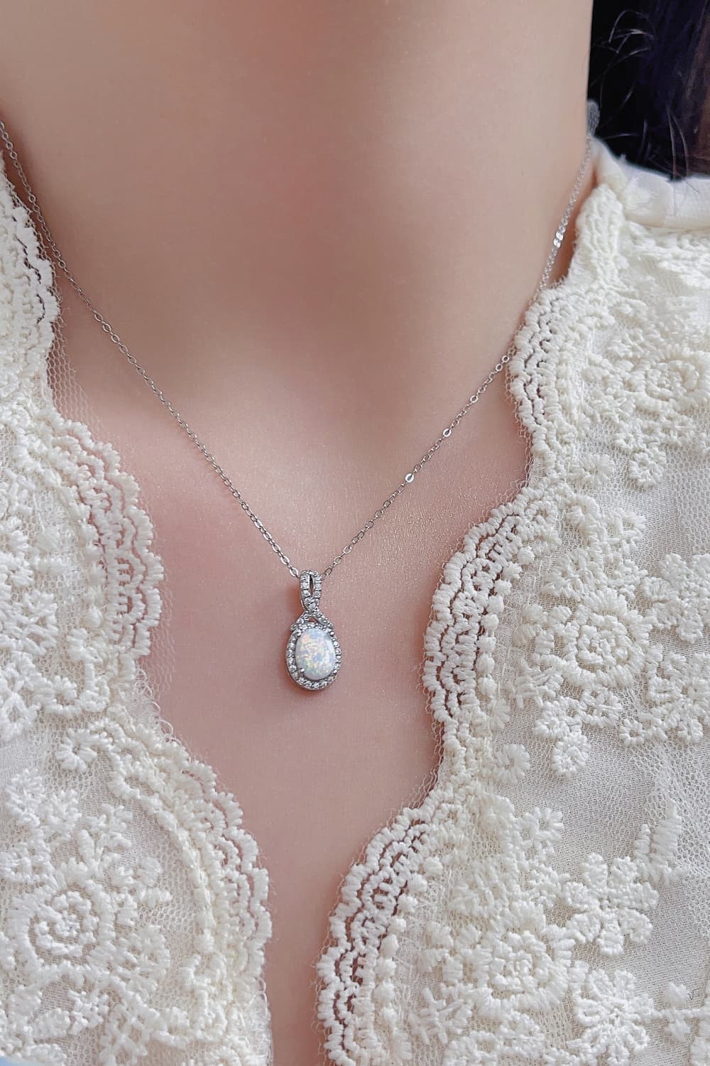 Feeling My Best Opal Pendant Necklace - Concordia Style Boutique