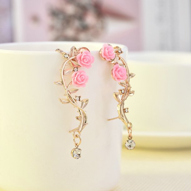 ROSE CUFF EARRINGS (PAIR) - Concordia Style Boutique