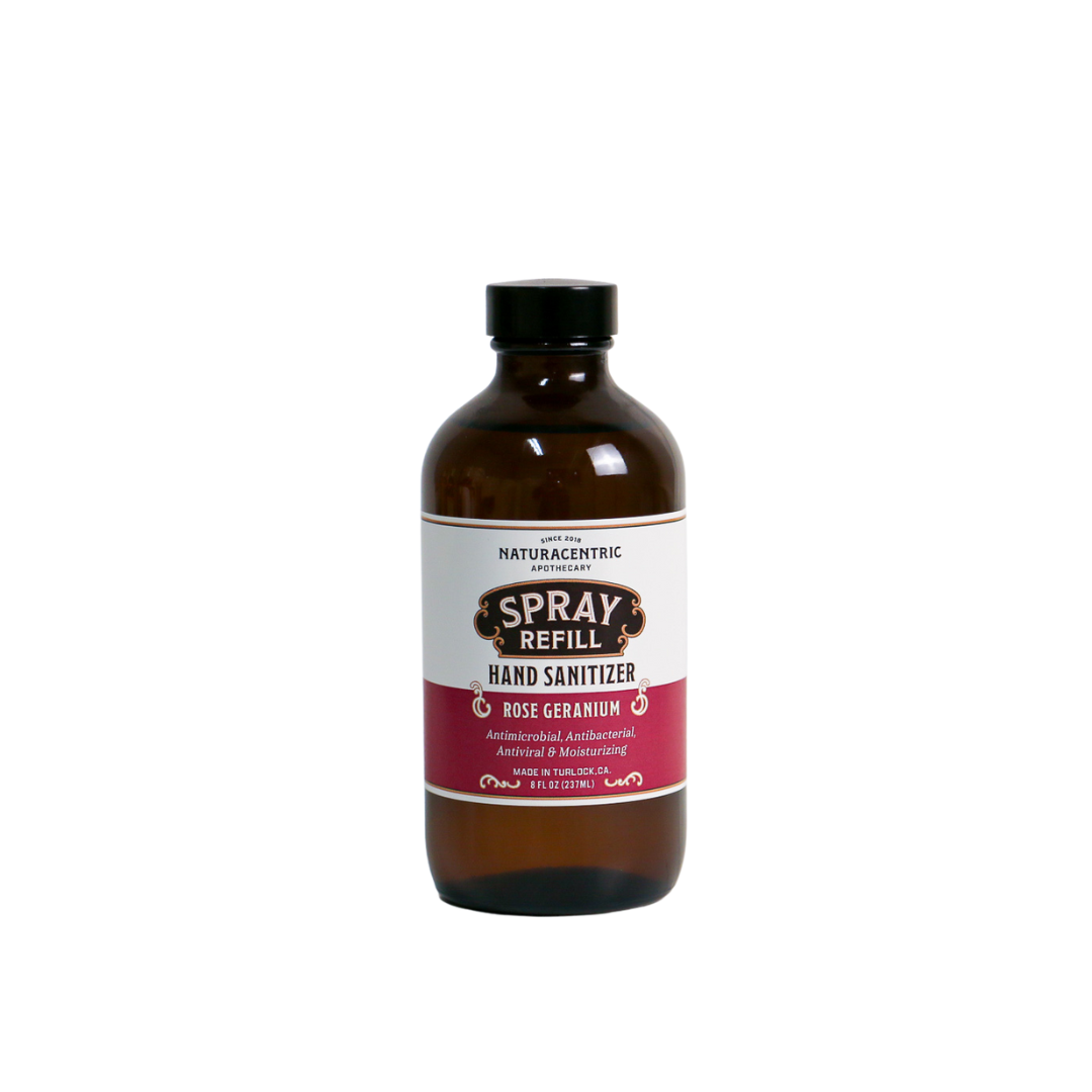 Rose Geranium Essential Oil Based Hand Sanitizer Spray - Concordia Style Boutique