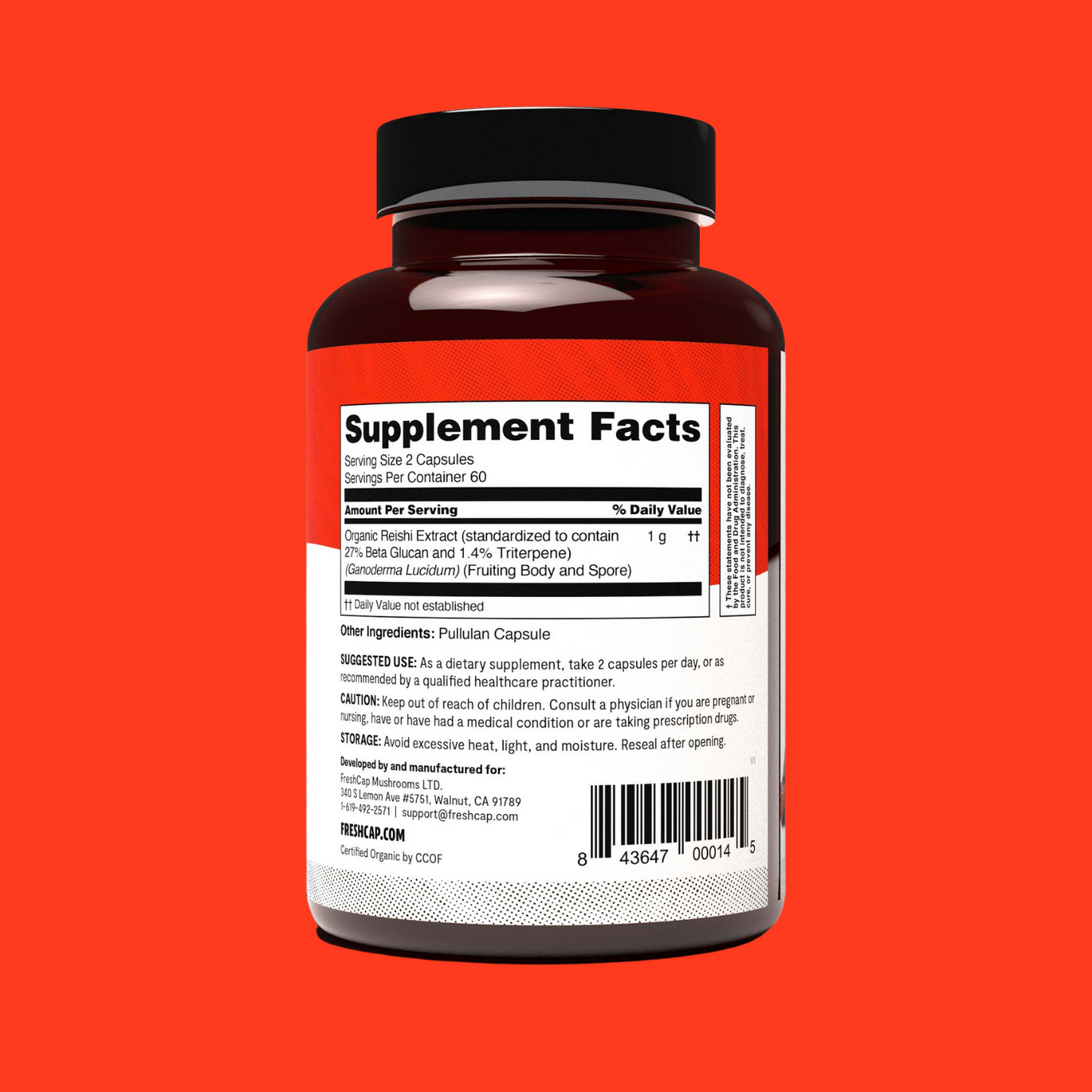 Reishi Mushroom Extract Capsules - Concordia Style Boutique