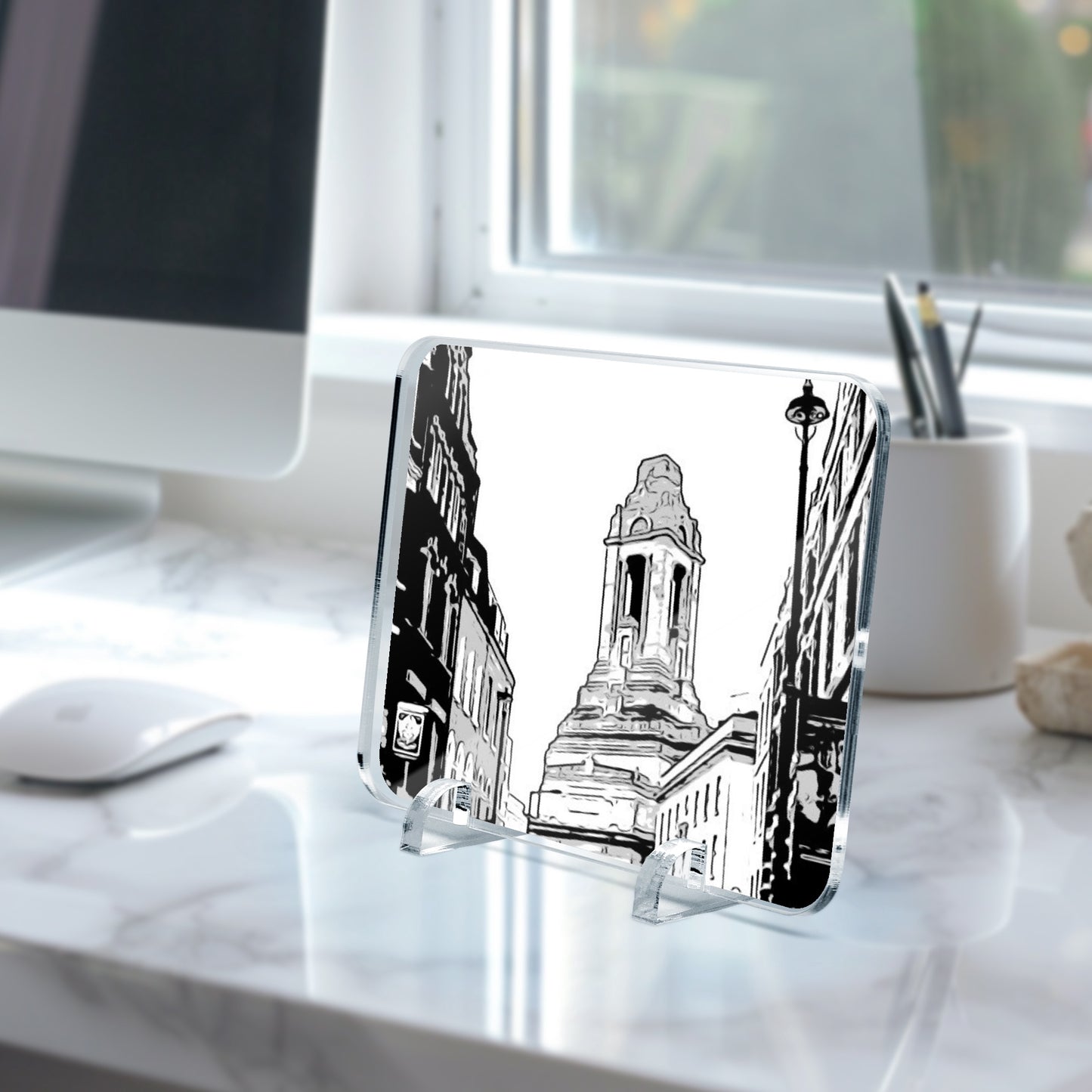Acrylic Plaque with Stand - "A Grand Place to Be" - Premium Acrylic Plaque from Concordia Style Boutique - Just $12.75! Shop now at Concordia Style Boutique