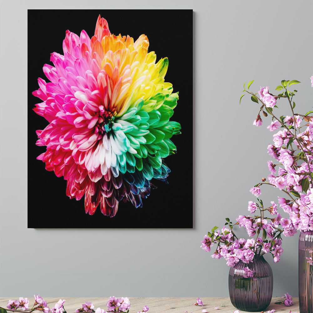 Canvas Print Multiple sizes Unframed & Framed (Vertical) - "The Flower" - Premium Artwork from Concordia Style Boutique - Just $55.98! Shop now at Concordia Style Boutique