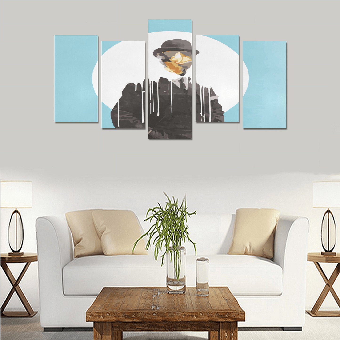 Canvas Wall Art Prints (No Frame) 5-Pieces - "Mr. Pockets" - Premium Canvas Wall Art Prints from Concordia Style Boutique - Just $37.46! Shop now at Concordia Style Boutique