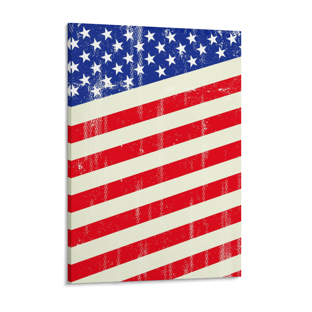 Canvas Print Multiple sizes Unframed & Framed (Vertical) - "Americana" - Premium Artwork from Concordia Style Boutique - Just $55.98! Shop now at Concordia Style Boutique