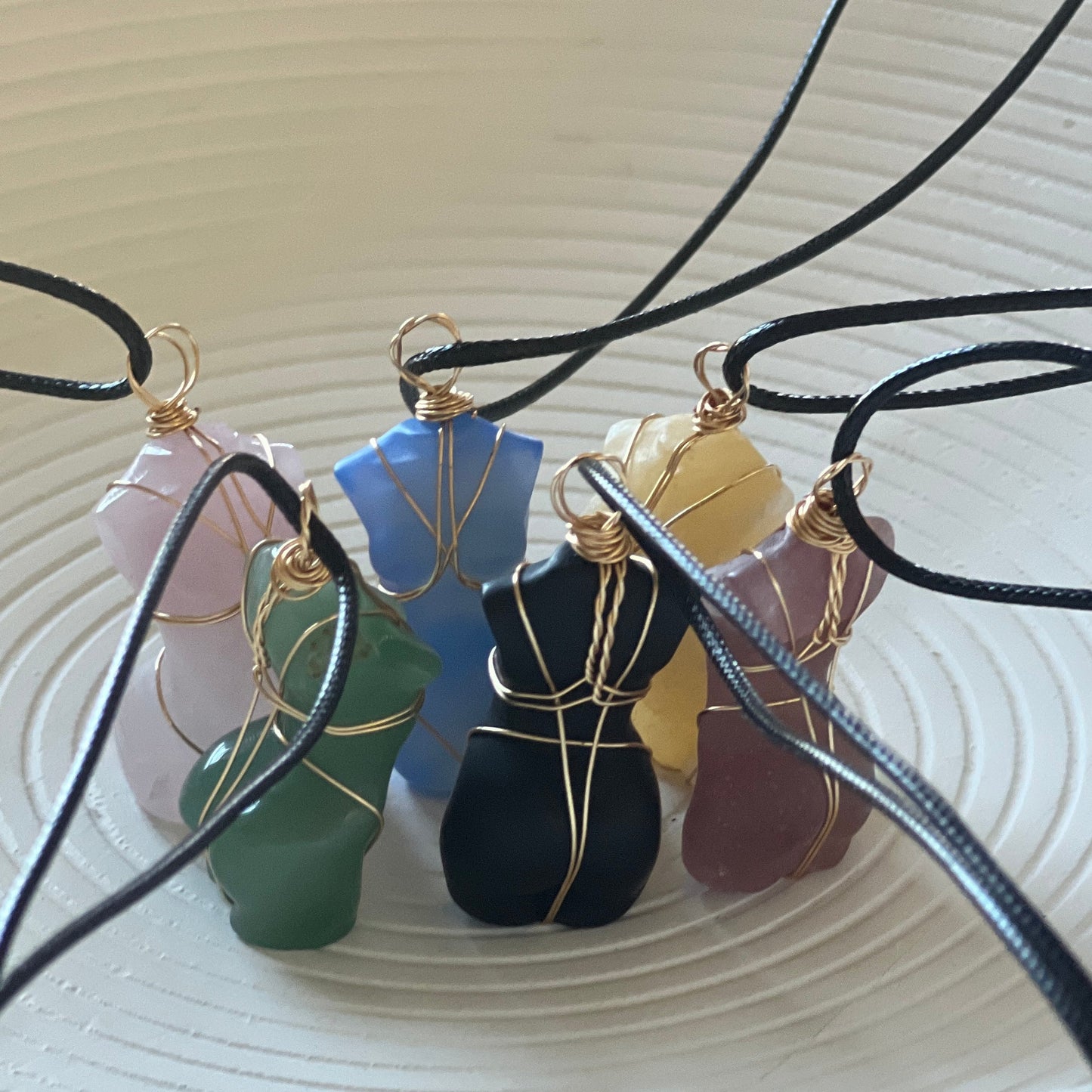 Goddess Body Crystal Pendant Necklace - Concordia Style Boutique