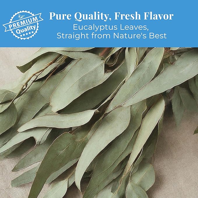 Akshit Eucalyptus Tea Bags - 75 Bags, Pure Eucalyptus Leaves,(te de eucalyptus) Caffeine-Free Herbal Tea, 5oz, Te De Eucalipto