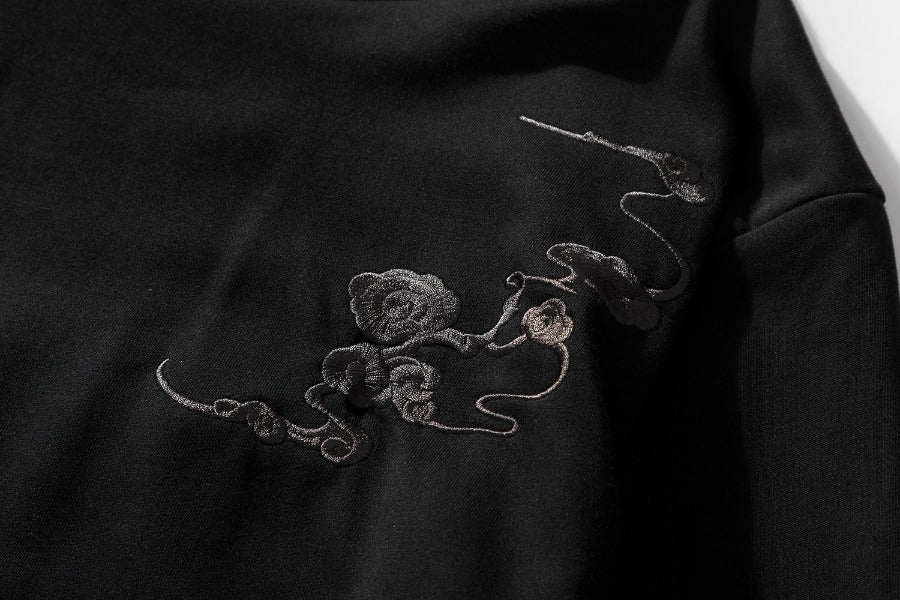 KH9102 Kirin Embroidery Hoodie - Concordia Style Boutique