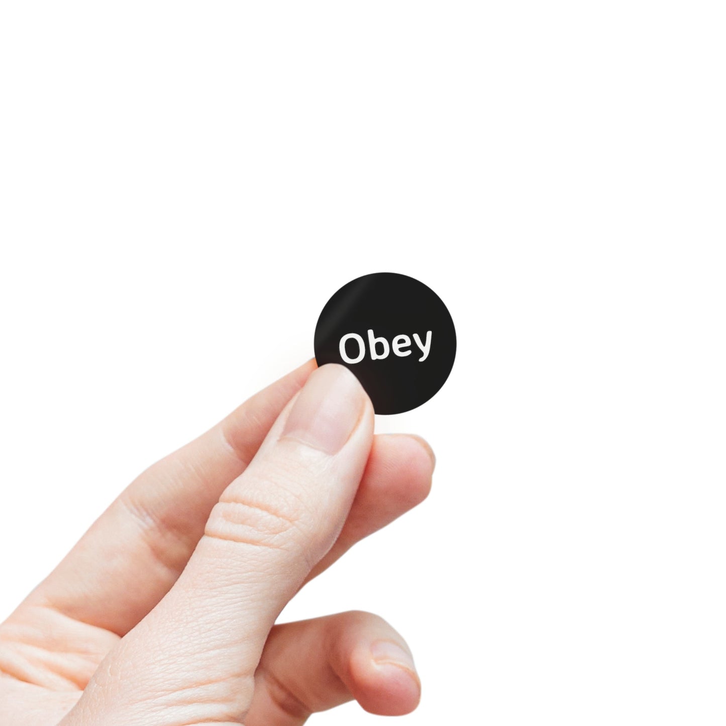Round Sticker Label Rolls - Obey - Concordia Style Boutique