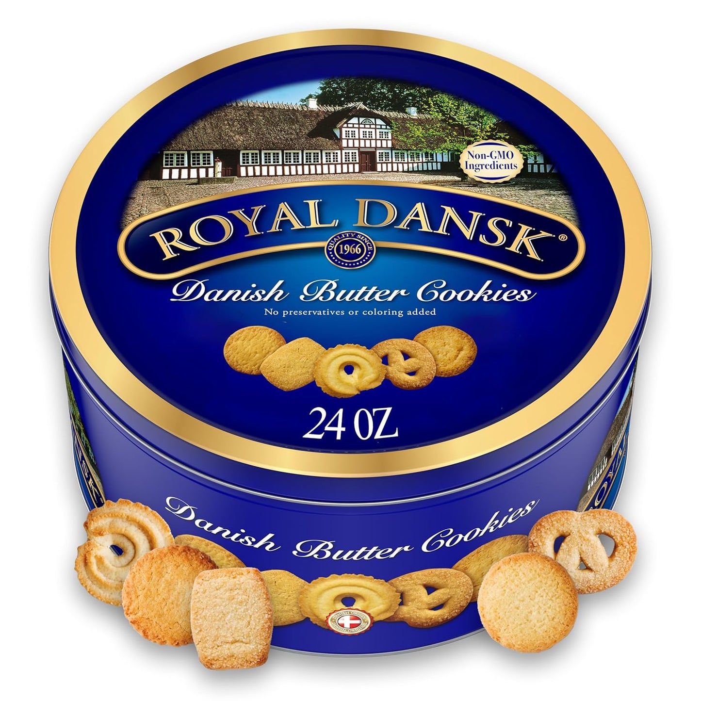 Royal Dansk Danish Cookies, No Preservatives or Coloring Added, 12 Oz. (Pack of 1) - Concordia Style Boutique
