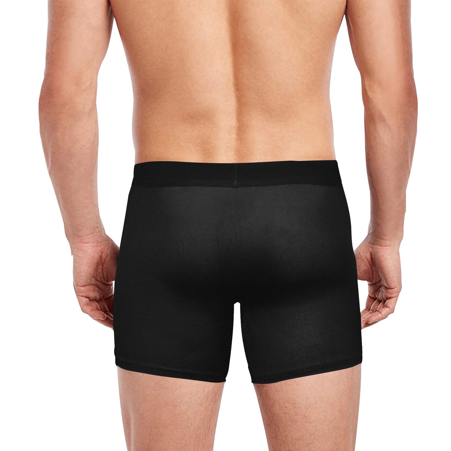 Men's All Over Print Boxer Briefs with Inner Pocket - "Black" - Premium Boxer Briefs from Concordia Style Boutique - Just $29.28! Shop now at Concordia Style Boutique