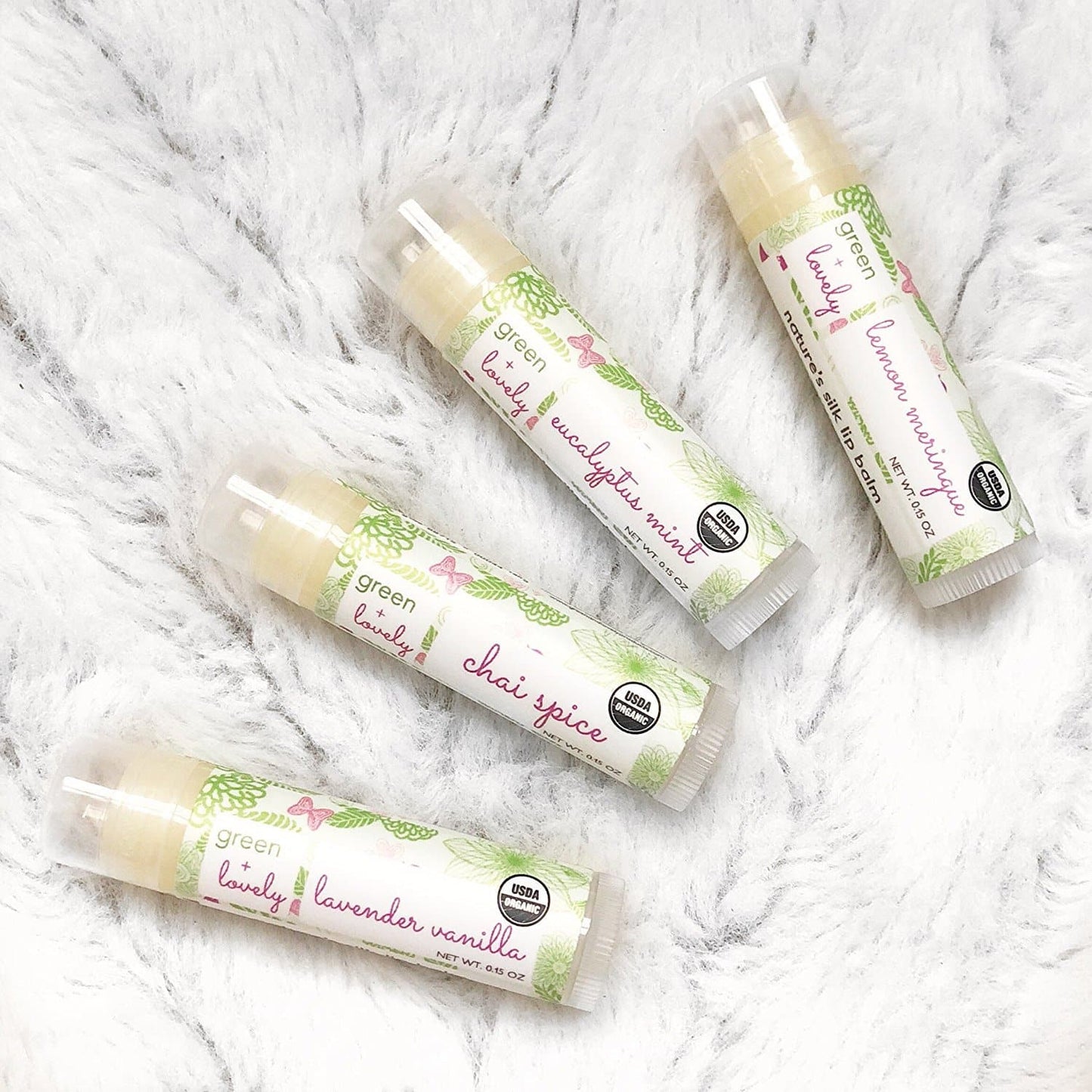 Lavender Vanilla /// Organic Lip Balm Butter for Intense Moisture - Beauty Gift - Concordia Style Boutique