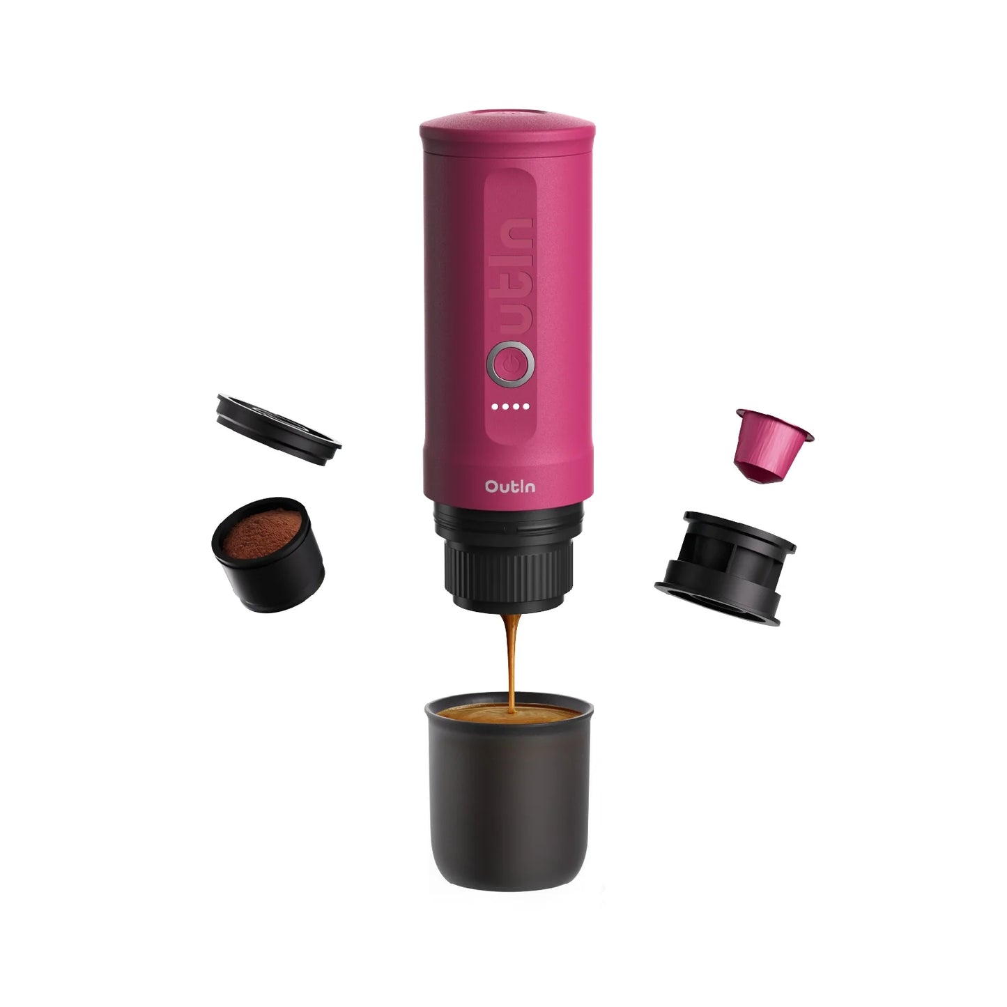 Nano Portable Espresso Machine (Fuchsia Pink) - Concordia Style Boutique