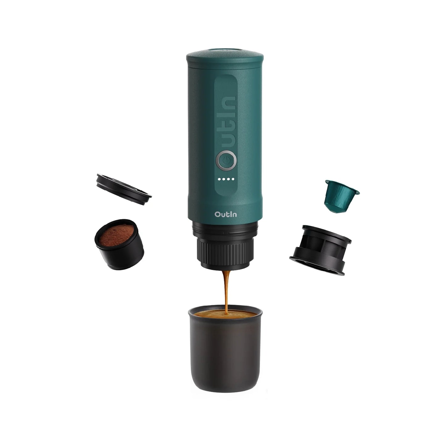 Nano Portable Espresso Machine (OutIn Teal) - Concordia Style Boutique
