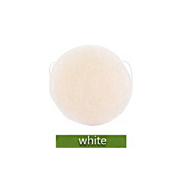 Natural Round Shap Konjac Sponge Face Cleaning Sponge - Premium Castor Oil from erDouckan - Just $6.80! Shop now at Concordia Style Boutique