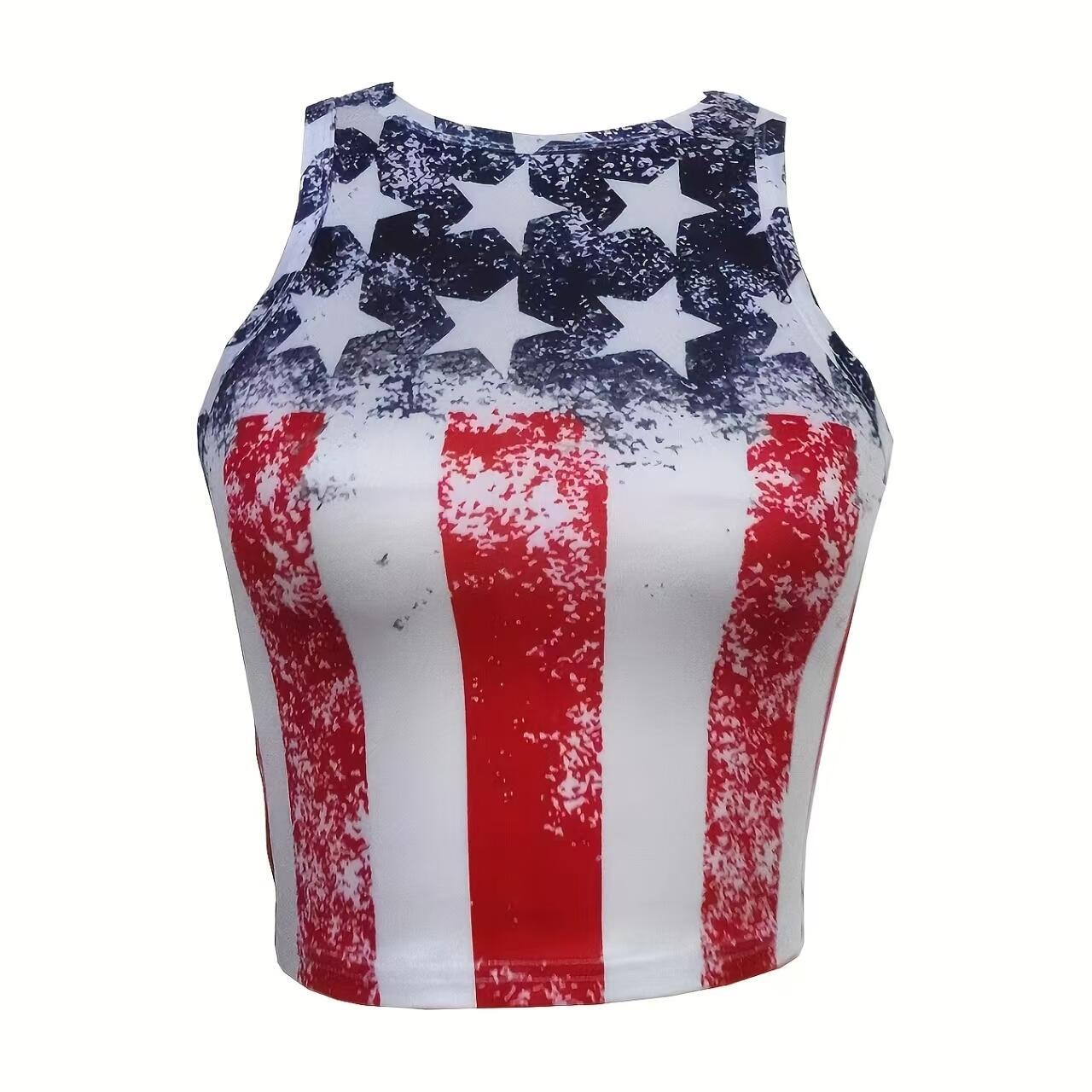 Camisole Top - "Americana" - Premium Camisole from Concordia Style Boutique - Just $23.89! Shop now at Concordia Style Boutique