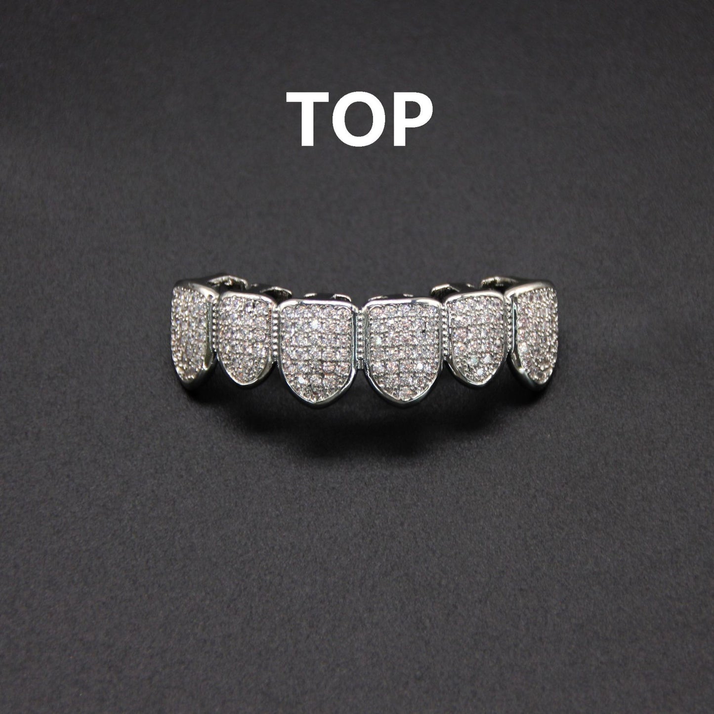 Hip hop Veneers/ Grills with Copper Zircon micro inlaid - Premium Hip hop Veneers from Concordia Style Boutique - Just $15.50! Shop now at Concordia Style Boutique