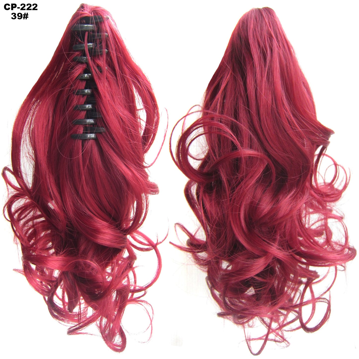Long Wave Ponytail Wrap Around Ponytail - Clip In Hair Headwear - Gray Hairpiece Natural Extensions - Concordia Style Boutique