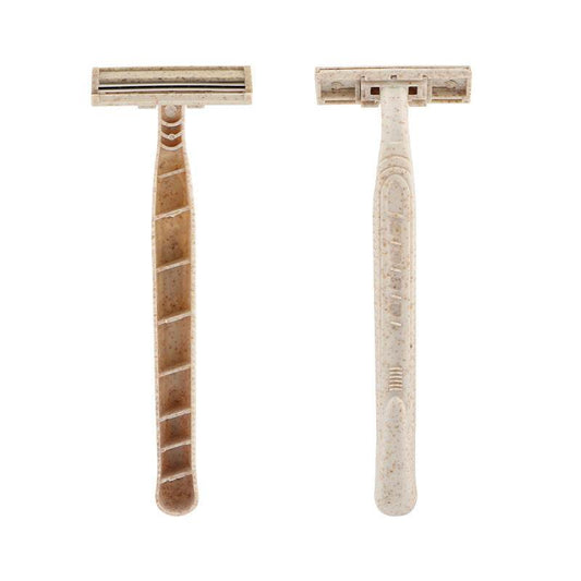 Two-layer Razor Blades - Wheat Straw - Biodegradable Material - Concordia Style Boutique