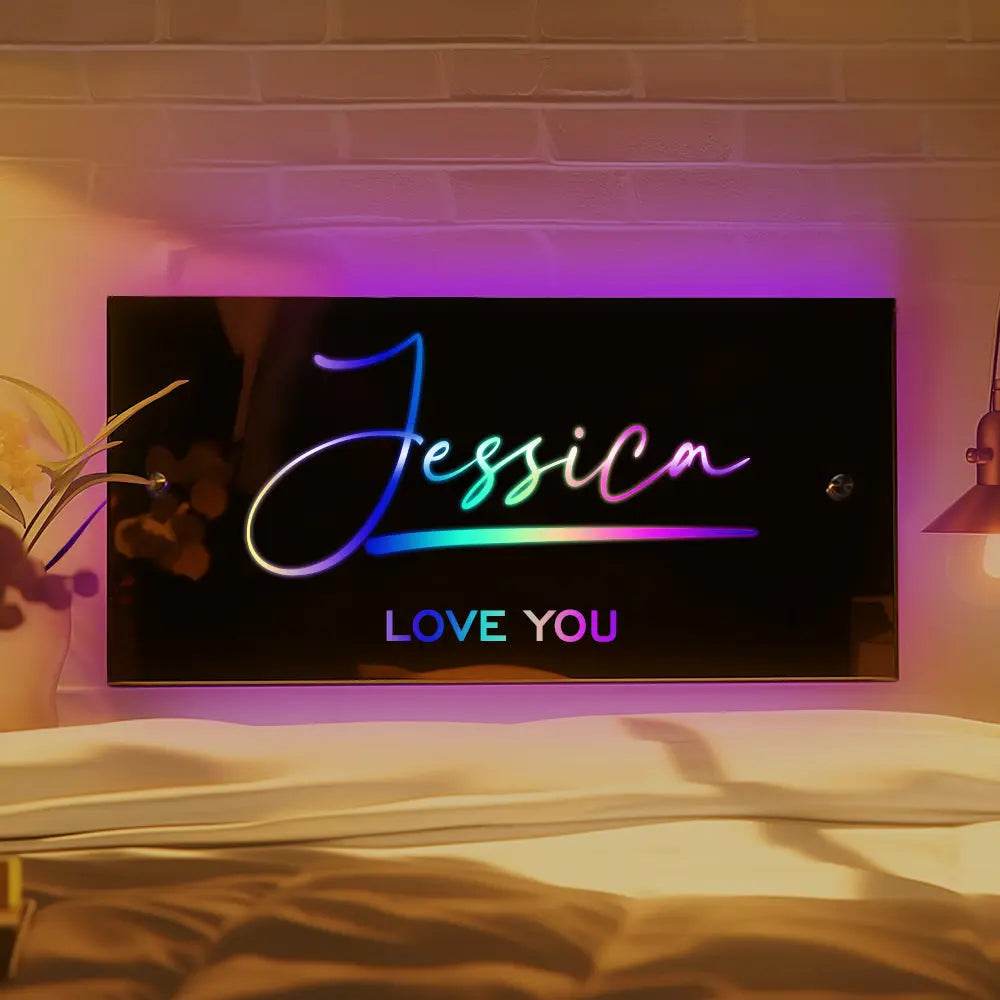 Personalised Name Mirror / Light Up Mirror - Concordia Style Boutique