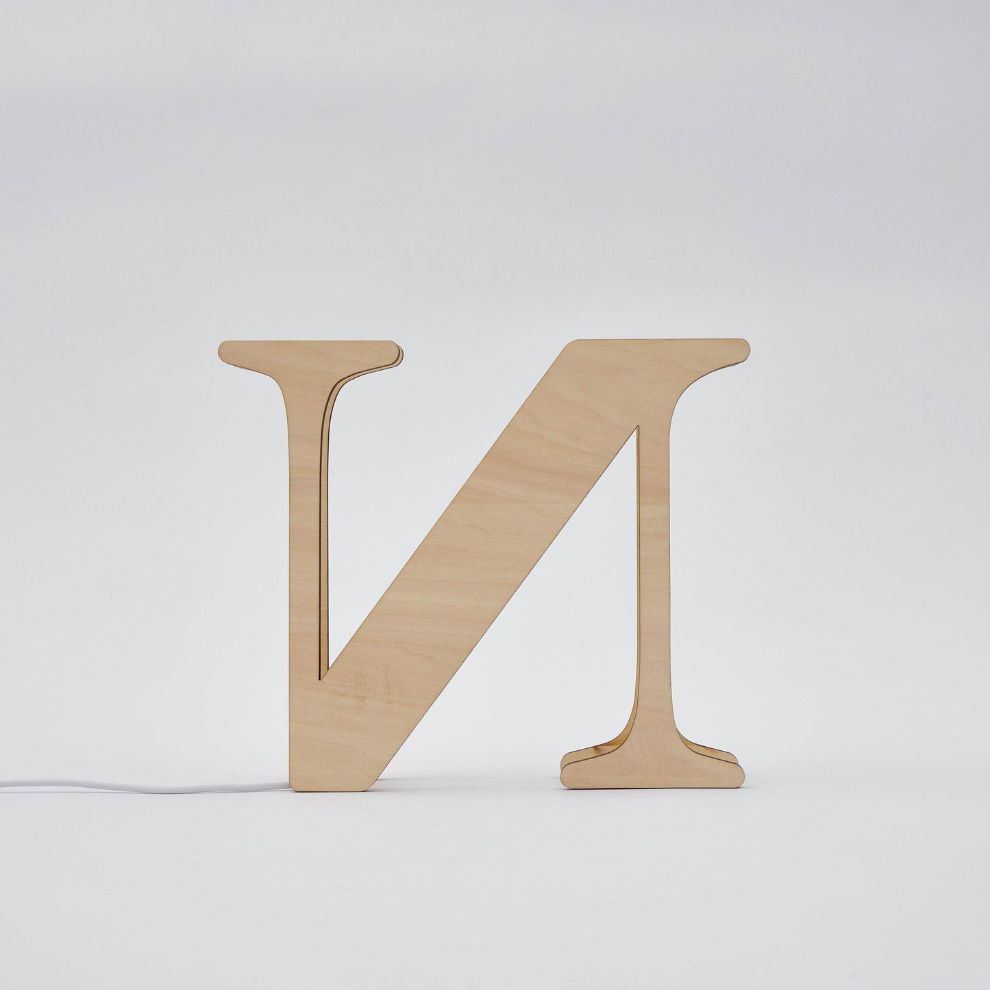Personalised Wooden Letter Lamp Custom Name Alphabet Night Lights - 19 CM - Concordia Style Boutique