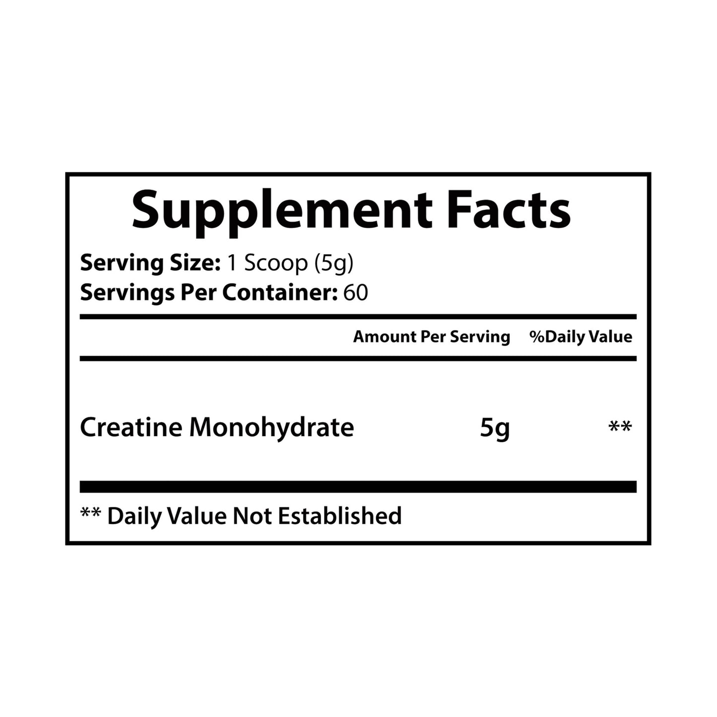 Creatine Monohydrate Supplement (300g, 10.58oz) - Concordia Style Boutique