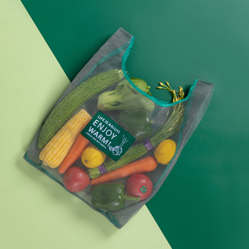 Environmentally Friendly Shopping Bag - Fruit And Vegetable Bag - Mesh GroceryBag - Premium Tote Bag from Concordia Style Boutique - Just $12.42! Shop now at Concordia Style Boutique