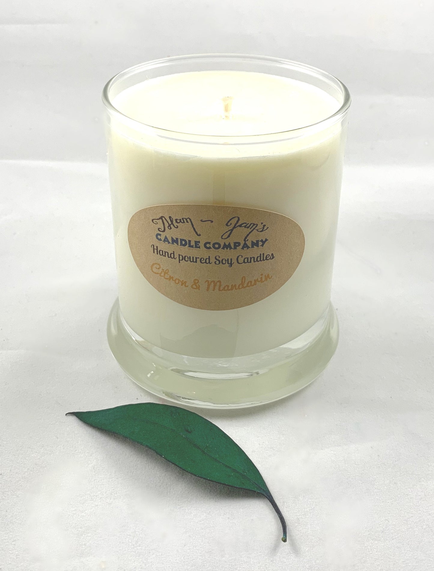 Citron and Mandarin Soy Candle – Bright & Citrus Scent | Mam Jam’s