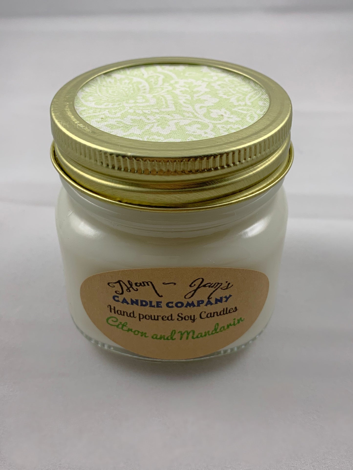 Citron and Mandarin Soy Candle – Bright & Citrus Scent | Mam Jam’s