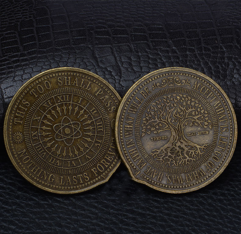 Embossed Tree Of Life Commemorative Coin - Concordia Style Boutique