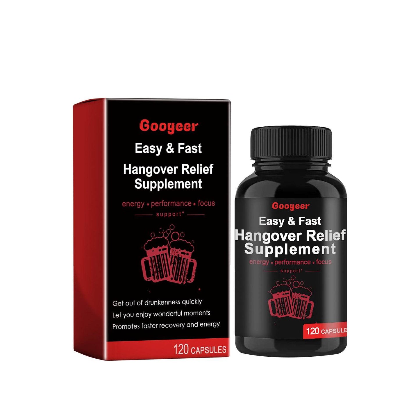 Googeer Hangover Relief Supplement Capsules - Concordia Style Boutique
