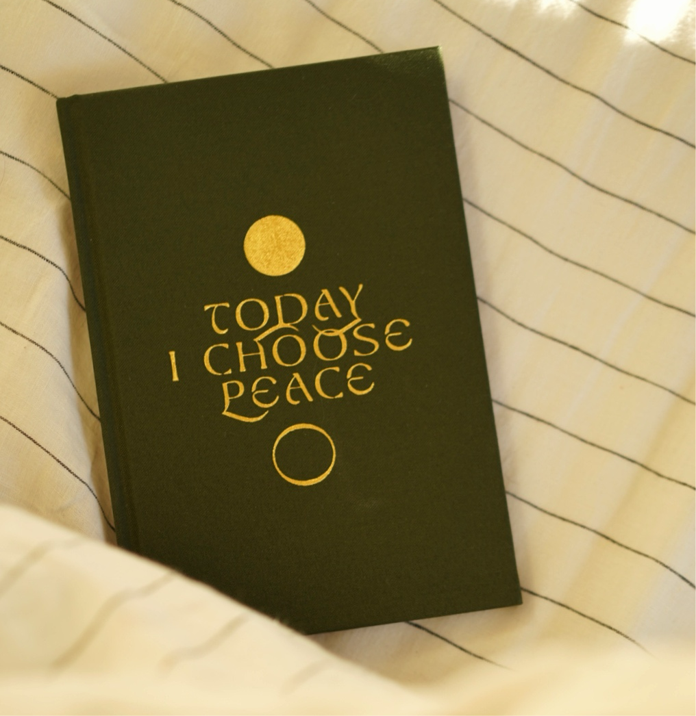 'Today I Choose Peace' Linen Bound Journal - Concordia Style Boutique