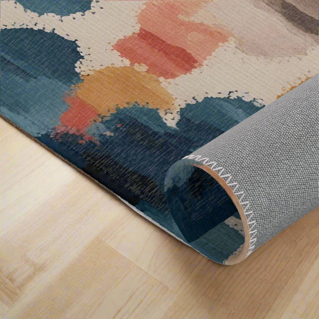 Watercolor Blotch Rug
