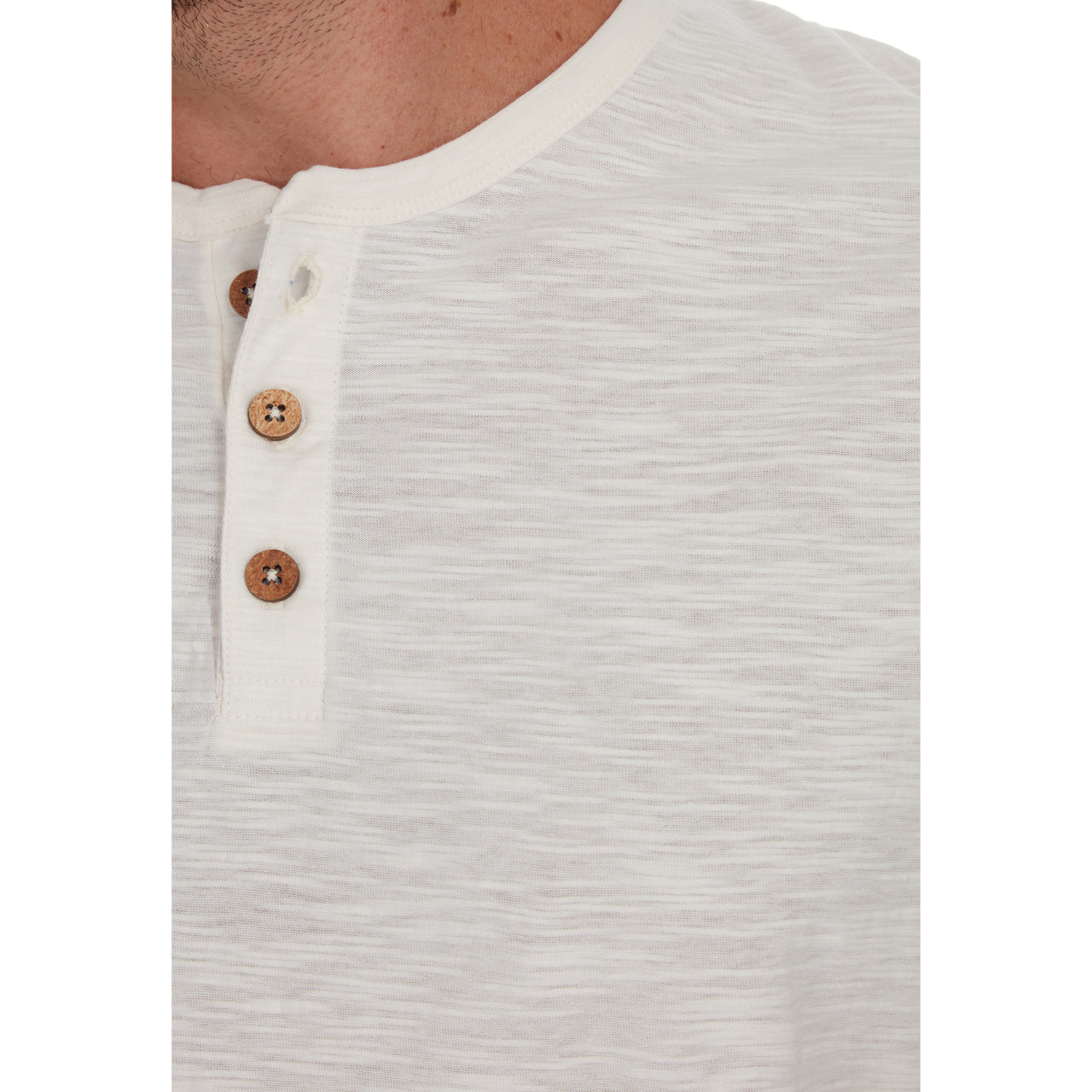 Noel Solid Slub Henley - Concordia Style Boutique