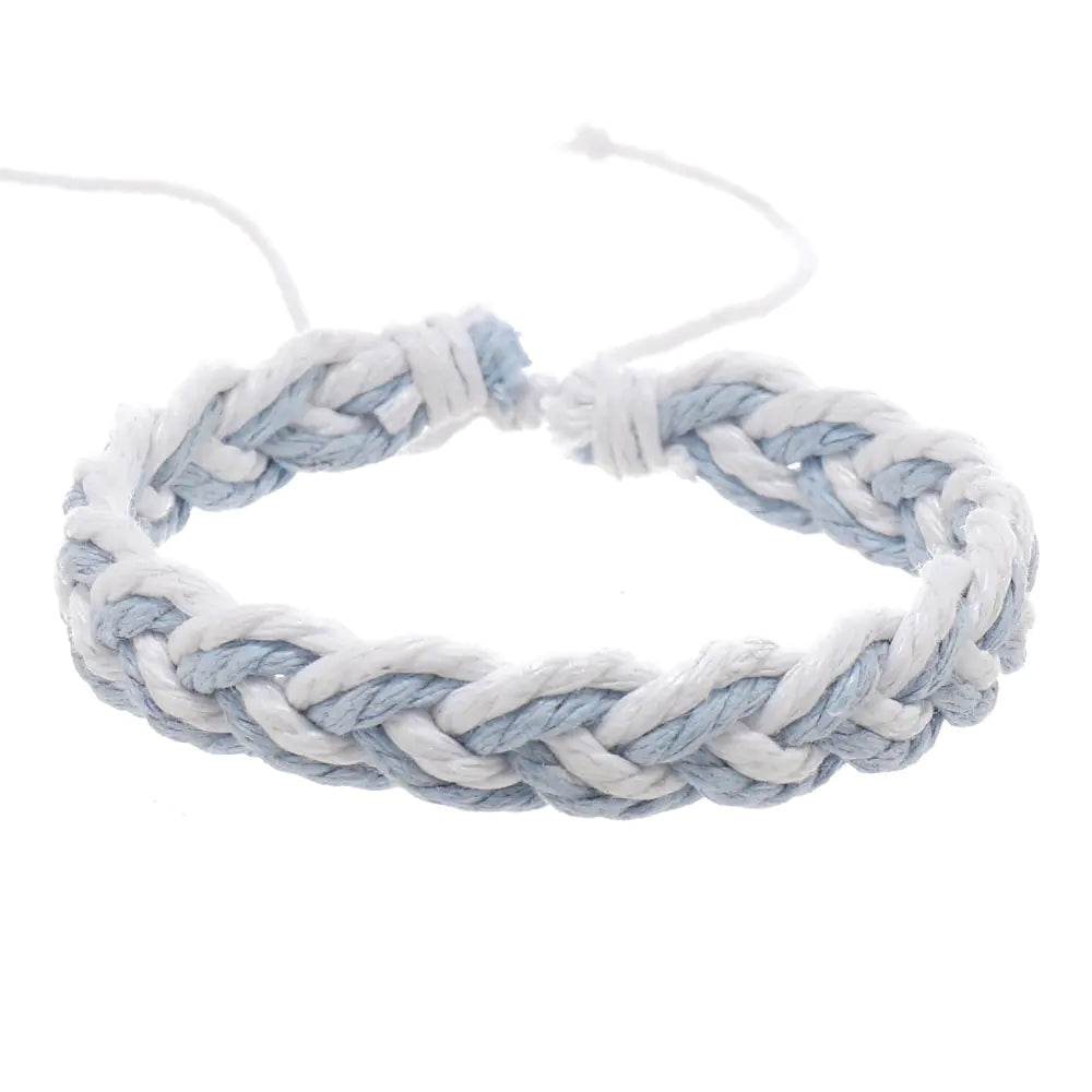 Handwoven Cotton String Bracelet in Artistic Style - Concordia Style Boutique