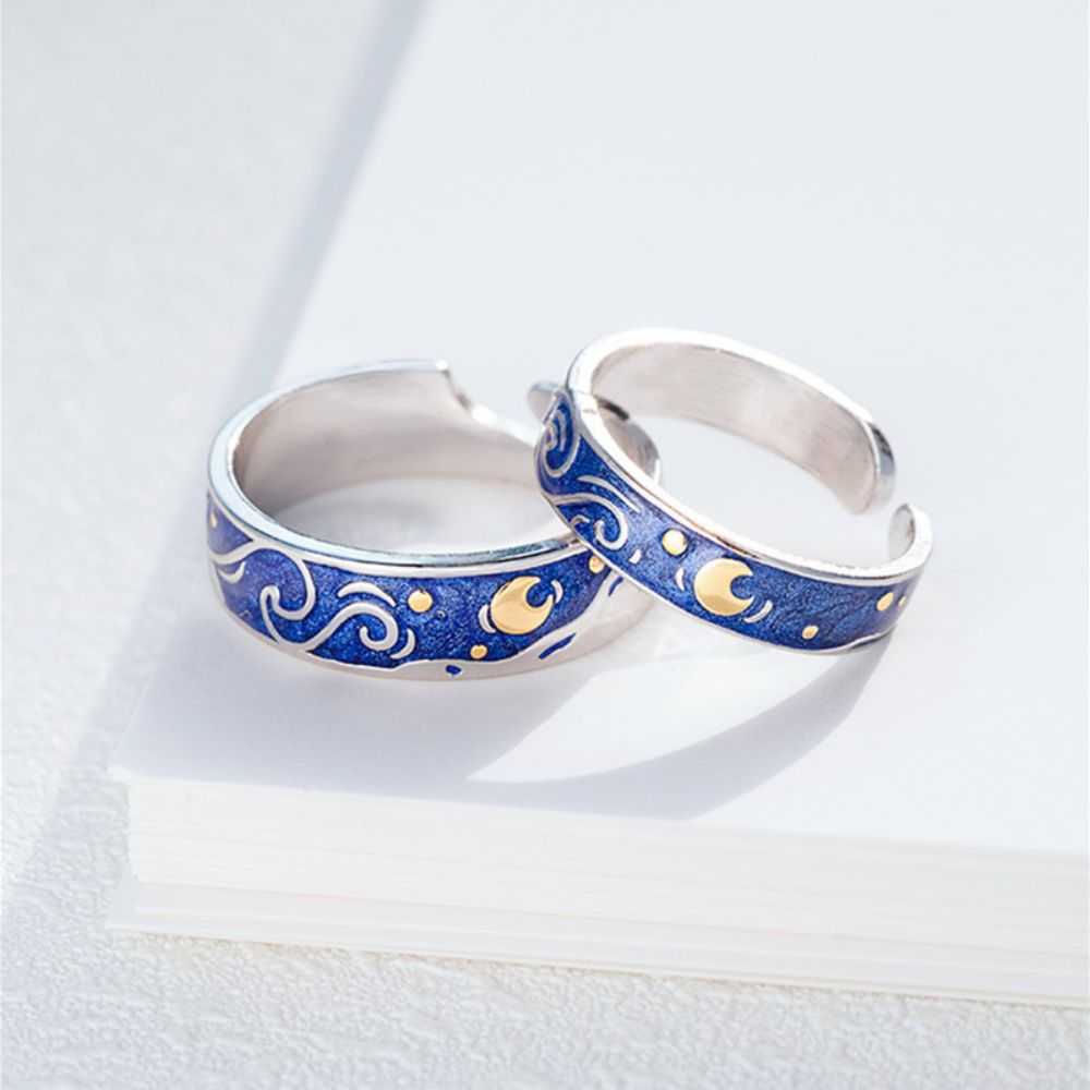 STARRY NIGHT RING SET (ADJUSTABLE) - Concordia Style Boutique