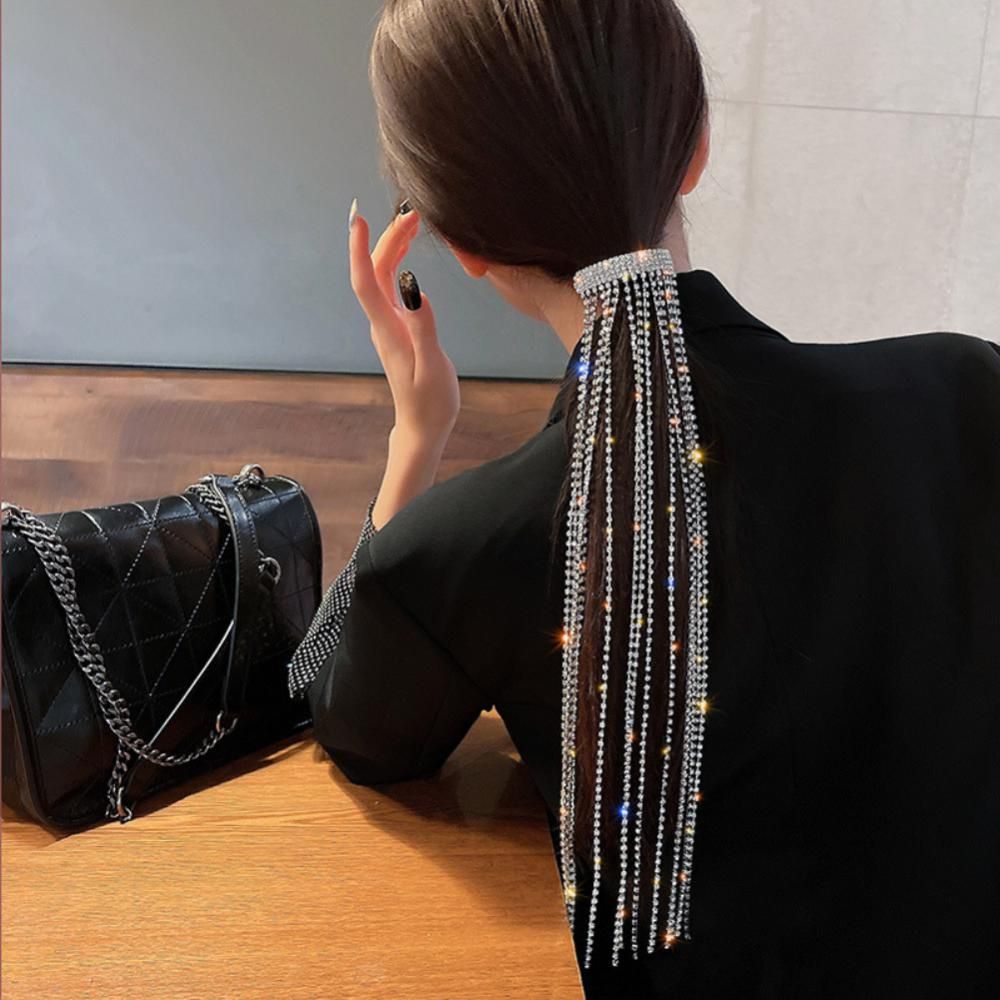 RHINESTONE HAIR TASSEL - Concordia Style Boutique
