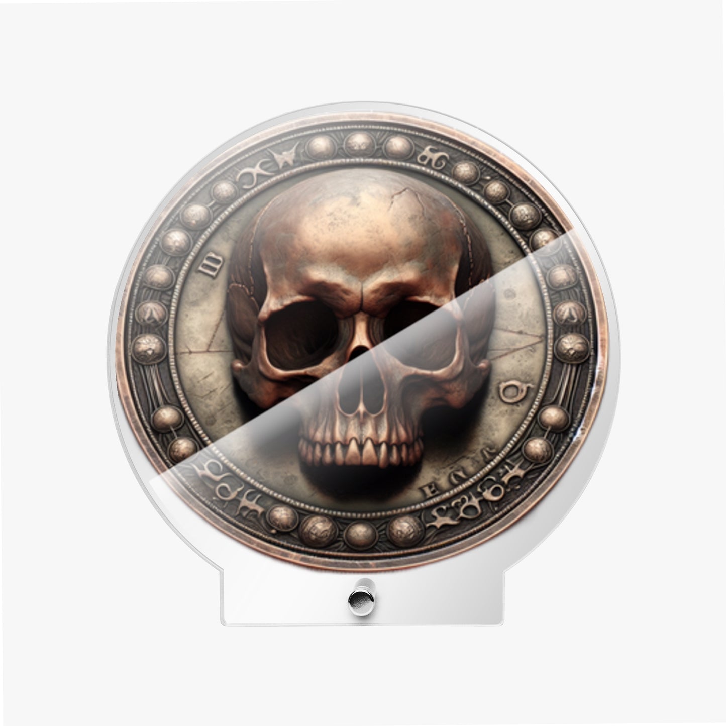 Acrylic Plaque with Stand - "Memento Mori" - Premium Acrylic Plaque from JetPrint Fulfillment - Just $12.75! Shop now at Concordia Style Boutique