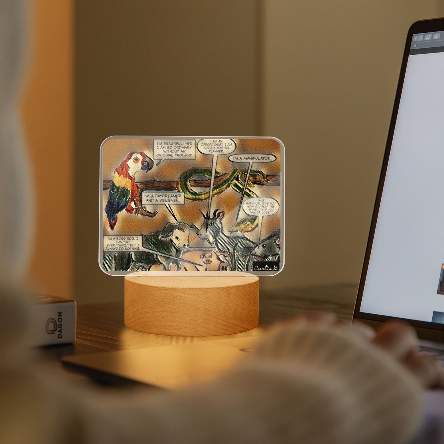 Acrylic Plaque with Stand - "Our Gang I" - Premium Acrylics from Concordia Style Boutique - Just $12.75! Shop now at Concordia Style Boutique