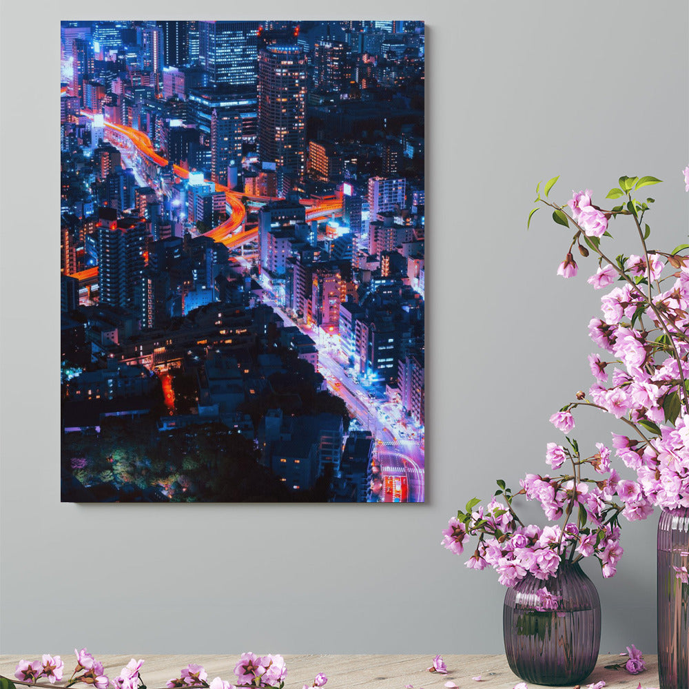 Canvas Print Multiple sizes Unframed & Framed (Vertical) -"The City" - Premium Artwork from Concordia Style Boutique - Just $55.98! Shop now at Concordia Style Boutique